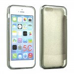 Wholesale Apple iPhone 5C Crystal Clear Hybrid Case (Smoke Clear)